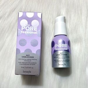 4/$30 Sale💫Benefit the POREfessional Get Unblocked Makeup Remover Oil Trial Size